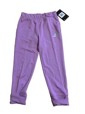 Nike Girls Cuffed Joggers - Purple - 6X